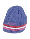 Pucci Toddler Girl Hat Mauve Size 6 Cotton, Cashmere, Polyamide, Elastane In Purple