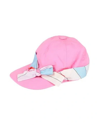 Pucci Babies'  Toddler Girl Hat Pink Size 6 Cotton