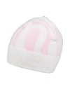 Pucci Toddler Girl Hat White Size 6 Viscose, Polyester, Cotton In Pink