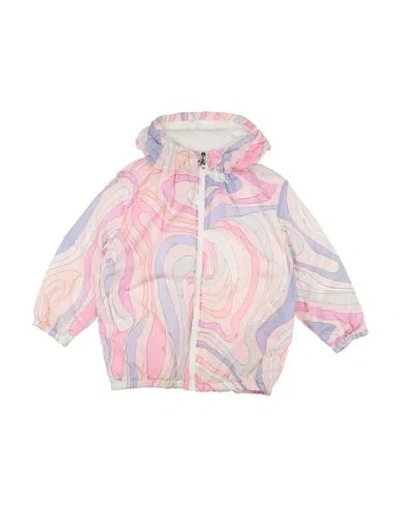 Pucci Toddler Girl Jacket Pink Size 4 Polyamide In Pink