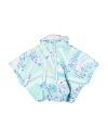Pucci Toddler Girl Jacket Turquoise Size 6 Polyamide In Blue