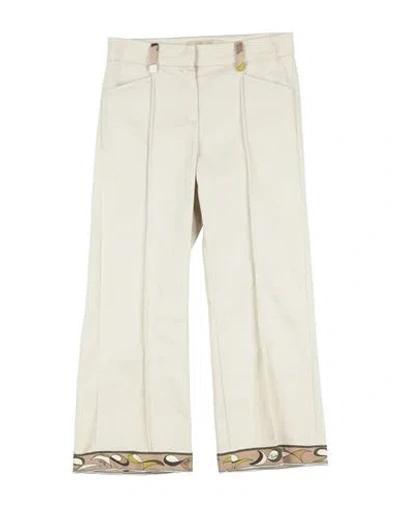 Pucci Babies'  Toddler Girl Pants Beige Size 6 Cotton