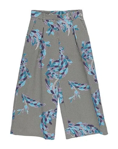 Pucci Babies'  Toddler Girl Pants Black Size 6 Cotton, Polyester, Polyamide, Elastane