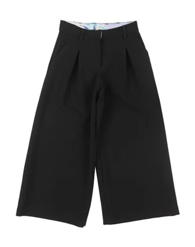 Pucci Babies'  Toddler Girl Pants Black Size 6 Polyester, Viscose, Ecocoolmax