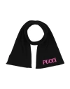 Pucci Babies'  Toddler Girl Scarf Black Size 6 Wool, Cashmere