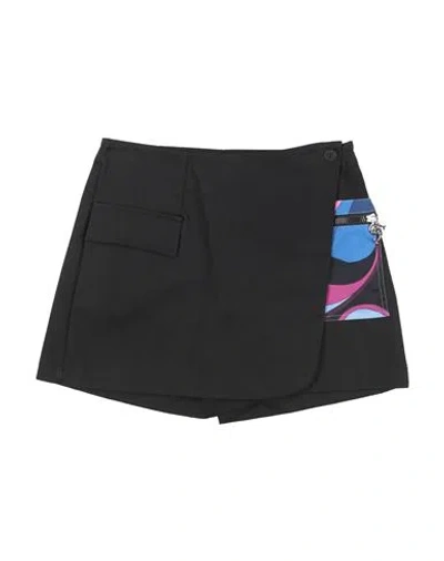 Pucci Babies'  Toddler Girl Shorts & Bermuda Shorts Black Size 6 Cotton