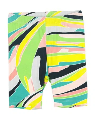 Pucci Babies'  Toddler Girl Shorts & Bermuda Shorts Green Size 6 Cotton, Elastane In Multi