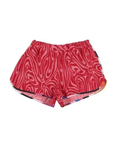Pucci Babies'  Toddler Girl Shorts & Bermuda Shorts Red Size 6 Cotton, Polyamide In Burgundy
