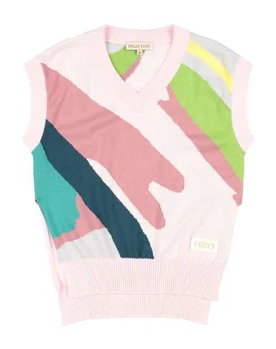 Pucci Babies'  Toddler Girl Sweater Light Pink Size 6 Cotton, Cashmere