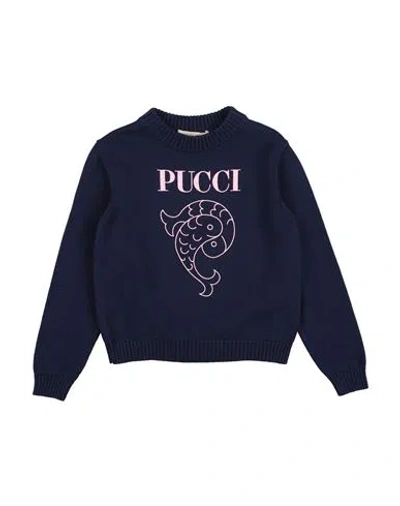 Pucci Babies'  Toddler Girl Sweater Navy Size 6 Cotton