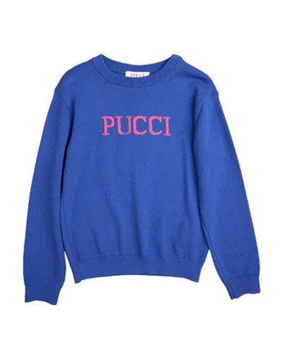 Pucci Babies'  Toddler Girl Sweater Purple Size 6 Viscose, Polyester In Blue