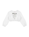 Pucci Toddler Girl Sweatshirt White Size 6 Cotton In White