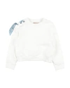 Pucci Babies'  Toddler Girl Sweatshirt White Size 6 Cotton, Viscose