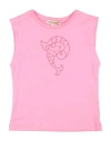 Pucci Toddler Girl T-shirt Pink Size 6 Cotton In Pink