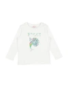 Pucci Babies'  Toddler Girl T-shirt White Size 3 Cotton