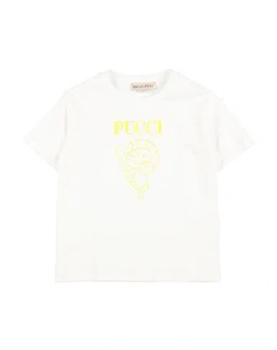 Pucci Babies'  Toddler Girl T-shirt White Size 4 Cotton