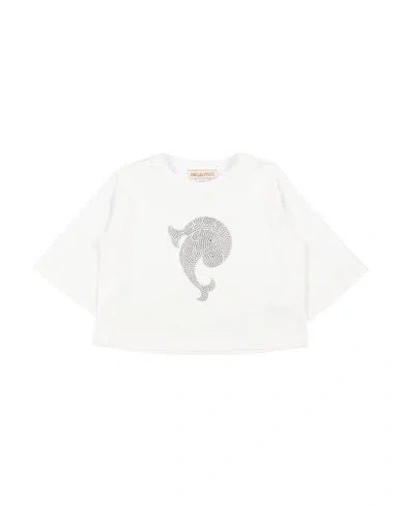Pucci Babies'  Toddler Girl T-shirt White Size 6 Cotton