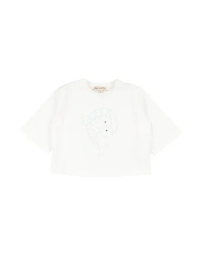 Pucci Babies'  Toddler Girl T-shirt White Size 6 Cotton