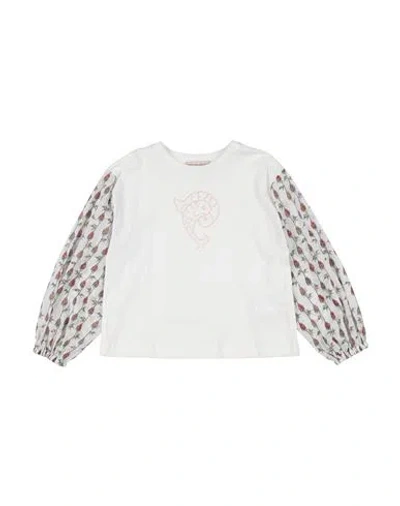 Pucci Babies'  Toddler Girl T-shirt White Size 6 Cotton