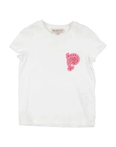 Pucci Babies'  Toddler Girl T-shirt White Size 6 Cotton