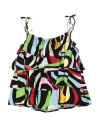 Pucci Toddler Girl Top Black Size 6 Viscose, Elastane In Black