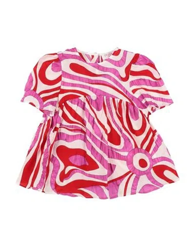 Pucci Babies'  Toddler Girl Top Fuchsia Size 6 Cotton In Multi
