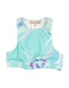 Pucci Toddler Girl Top Light Green Size 6 Polyamide, Elastane In Green
