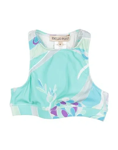 Pucci Babies'  Toddler Girl Top Light Green Size 6 Polyamide, Elastane