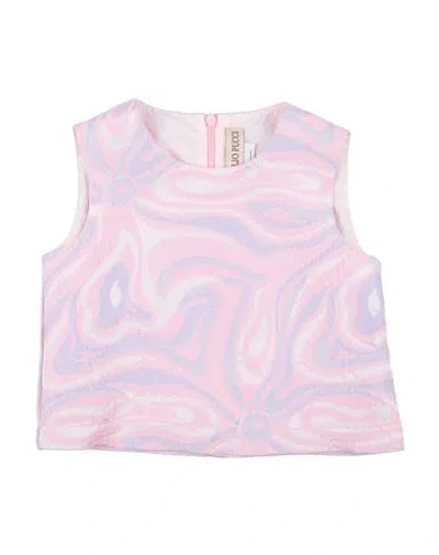 Pucci Babies'  Toddler Girl Top Pink Size 6 Polyester, Acetate, Acrylic