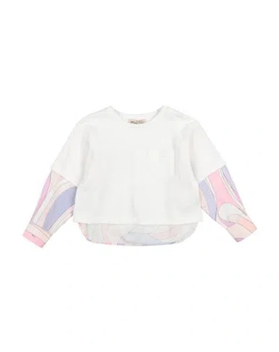 Pucci Babies'  Toddler Girl Top White Size 6 Cotton
