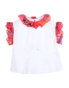 Pucci Toddler Girl Top White Size 6 Cotton, Polyester In White