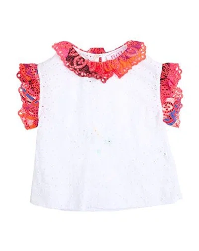 Pucci Babies'  Toddler Girl Top White Size 6 Cotton, Polyester