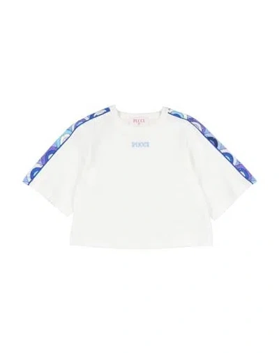 Pucci Babies'  Toddler Girl T-shirt White Size 4 Cotton