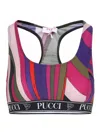 Pucci Abstract-print Sporty Bra In Multi