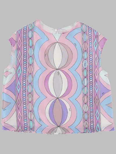Pucci Top Da Bambina In Fantasia In Multi