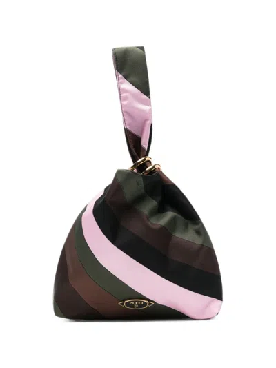 Pucci Top Handle Bag In Brown