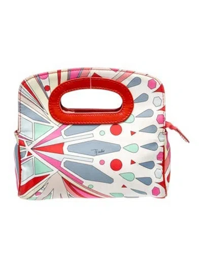 Pre-owned Pucci Top Handle Bag In Multicolor