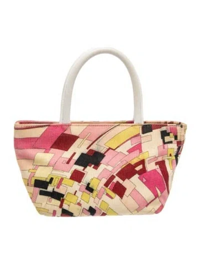 Pre-owned Pucci Top Handle Bag In Pink