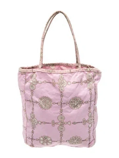 Pre-owned Pucci Top Handle Bag In Pink