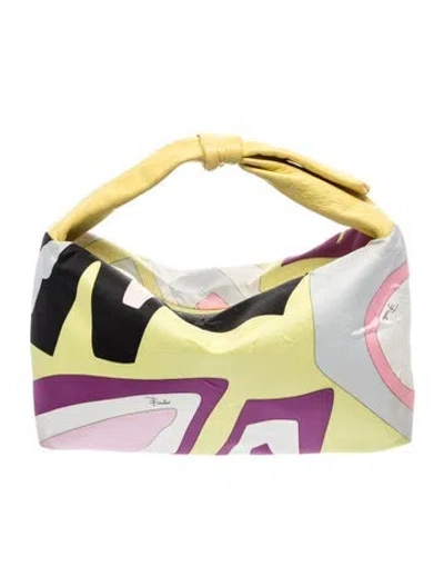 Pre-owned Pucci Top Handle Bag In Yellow