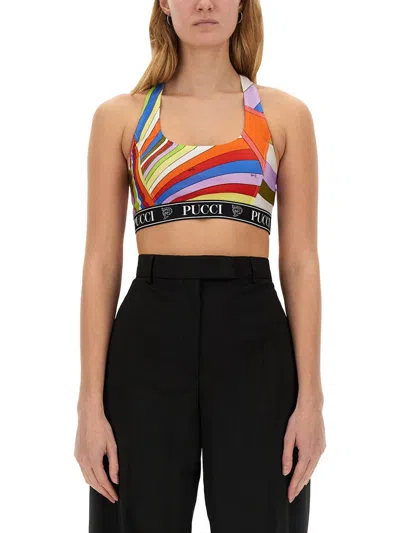 PUCCI PUCCI TOP WITH PRINT