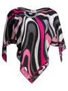 Pucci Marmo And Pesci Print Kaftan Top