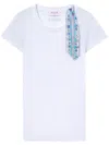 Pucci Women Cotton Blend T-shirt In White