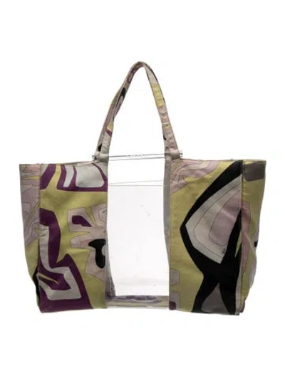 Pre-owned Pucci Tote In Multicolor