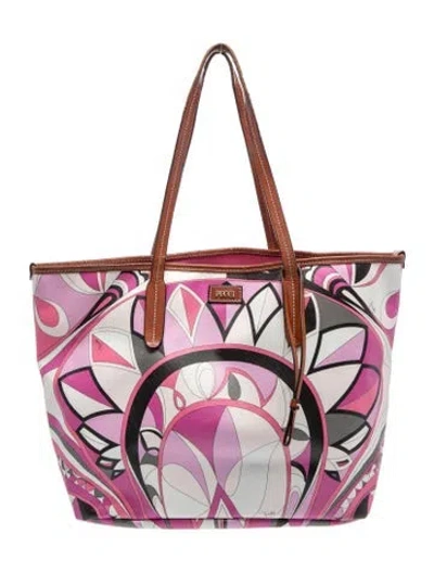 Pre-owned Pucci Tote In Pink