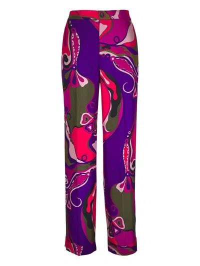 Pucci Trendy Multicolour Trousers For Women - Fw25 Edition