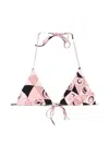 Pucci Triangle-cup Bikini Top In Pink