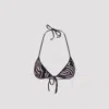 Pucci Triangle Halter Tie Bikini Top In Multi