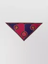 Pucci Triangle Scarf Featuring Bold Pattern In Multi