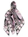 Pucci Triangle Scarf In Pink